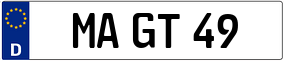Truck License Plate
